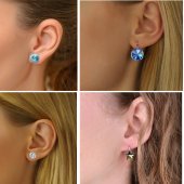 Crystal Earrings and Stud Earrings