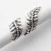 Leaves Looped Ring Silver