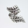 Leaves Looped Ring Silver