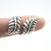 Leaves Looped Ring Silver