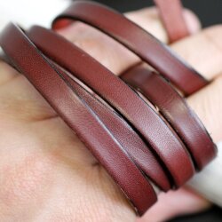 1 m Flat Leathercord 10*2 mm