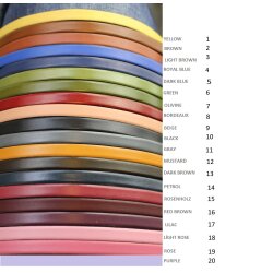 1 m Flat Leathercord 10*2 mm