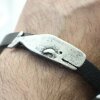 5 Moby Dick Wal Schiebeperlen für DIY Schmuck, dunkelsilber