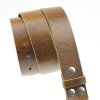 Casual leather belt brown, 4 cm, 100 % Cow leather