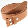 Casual leather belt Camel, 4 cm, 100 % Cow leather