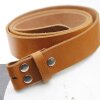 Casual leather belt Camel, 4 cm, 100 % Cow leather