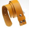 Casual leather belt Curry , 4 cm, 100 % Cow leather