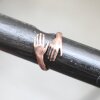 1 Baby Child Hands Love Wrap Ring Antique Copper