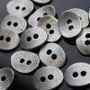 20 Button Clasps for Wraps Bracelets, Textiles 14x11 mm (Ø 1,5 mm) Dark Antique Silver