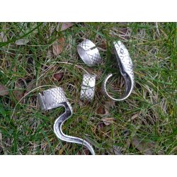 4 teiliges verstellbares Schlangenring Set