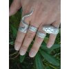 4 piece adjustable snake ring set