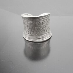 Silber bandring