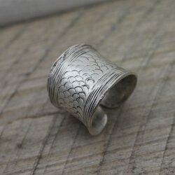 Silber bandring