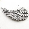 Angel Wing Belt buckle Dark Antique Silver