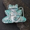 Patina Frog Belt buckle