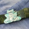 Patina Frog Belt buckle