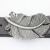 Dark Antique Silver Belt buckle Feather