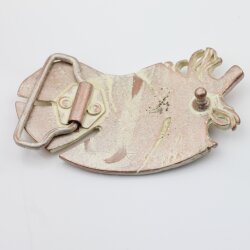 Antique Rose Feather Belt buckle