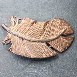 Copper Feather Belt buckle