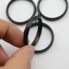 5 Matte Black Round Hollow Frame Glue Blank, Open Bezel Blank Frame, Resin Jewelry Findings