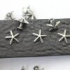 10 DarkAntique Silver Star Rivets for leather craft