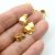 10 Matte Gold Brass Bails