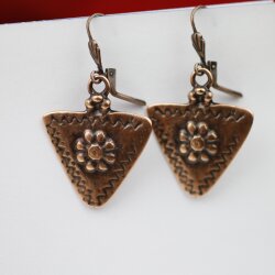 Antique Copper Ethnic Earrings