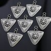 5 Ethnische Anhänger, altsilber