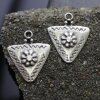 5 Ethnische Anhänger, altsilber