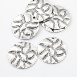 5 Antique Silver Statement Charms Pendant