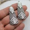 1 Antique Silver Ethnic Charms Pendant