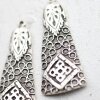 1 Antique Silver Ethnic Charms Pendant