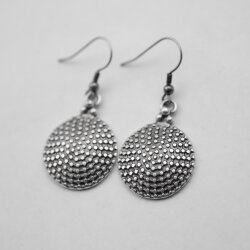 Dotted Round Earrings