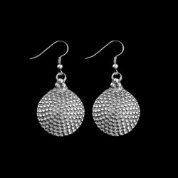 Dotted Round Earrings