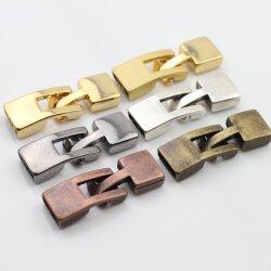 5 Gunmetal Hook Bracelet Clasps