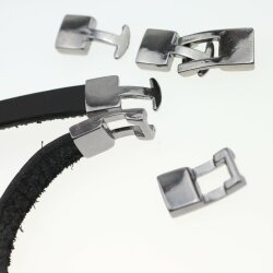 5 Gunmetal Hook Bracelet Clasps
