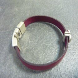 5 Matte Black Hook Bracelet Clasps