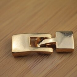 5 Gold Hook Bracelet Clasps