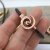 5 Antique Copper Spiral Closure, Bracelet Clasps