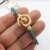 5 Spiralen Armband-Verschluss mattgold