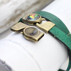 5 Antique Brass Hook Clasp, Bracelet Findings for 12 mm...