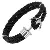 1 Rhodium Plated Anchor Bracelet Clasps & Slider Beads