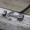 5 Gunmetal Anchor Bracelet Clasps & Slider Beads