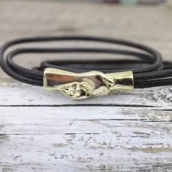 1 Gold Plated Handshake Bracelet Connector