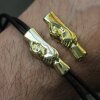 1 Gold Plated Handshake Bracelet Connector