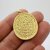 1 Disc Of Phaistos Pendant 39x29 mm, gold