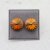 14 mm Swarovski Crystal Stud Earrings, Rivoli Earrings with Swarovski Crystals Topaz