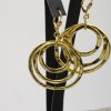 Gold Circle Earrings- three circle