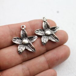 5 Flower Charms Pendant Ethnic Style