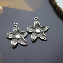 5 Flower Charms Pendant Ethnic Style